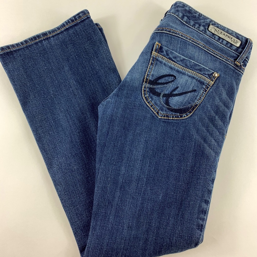 Express Stella Boot Leg Low Rise Jeans Women's 6 S